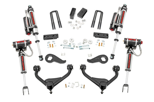 Rough Country 3.0 Inch GM Bolt-On Suspension Lift Kit w/ Vertex For 2020 2500HD 2WD/4WD Rough Country