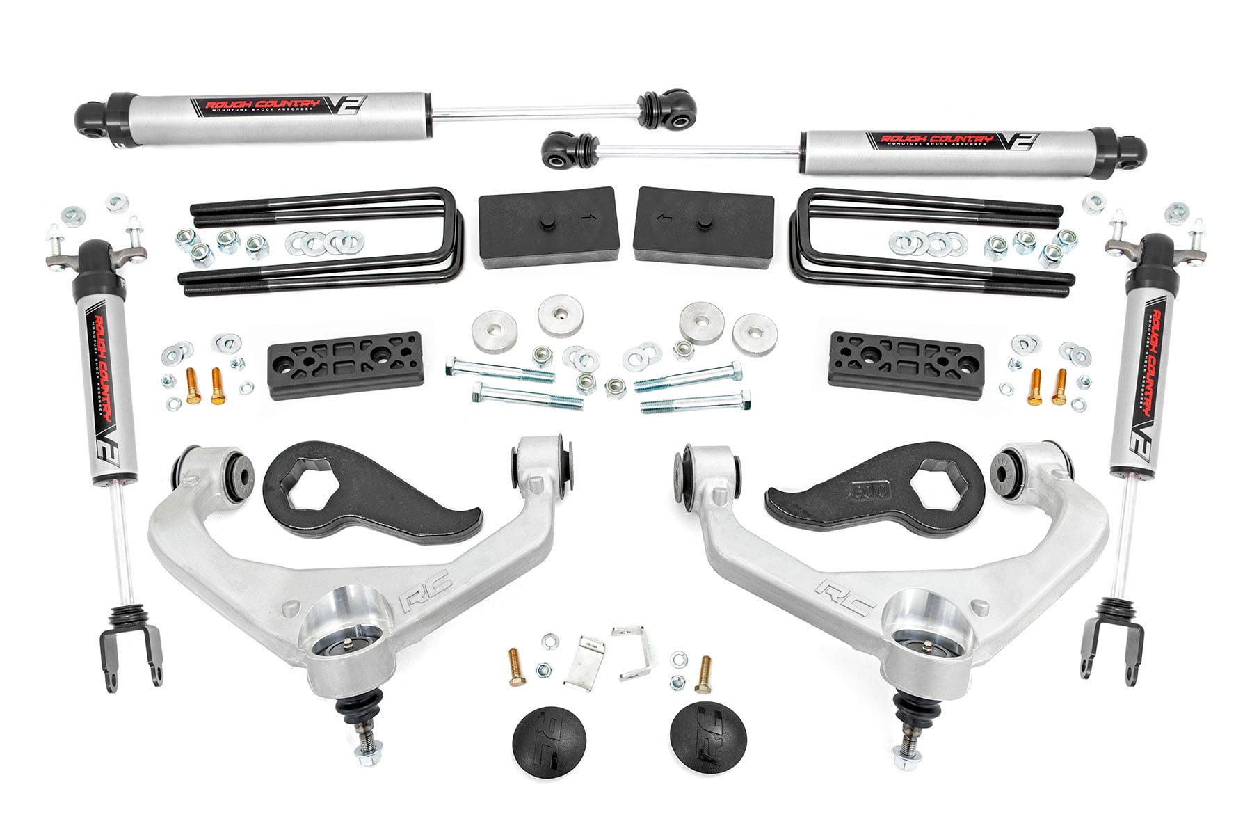 3 Inch Lift Kit UCAs V2 Silverado/Sierra 2500HD/3500HD (20-26) Rough Country