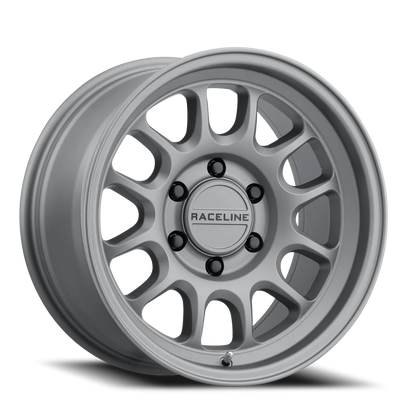 Aluminum 20x9 Rogue 958T Titanium Gray Raceline Wheels-3