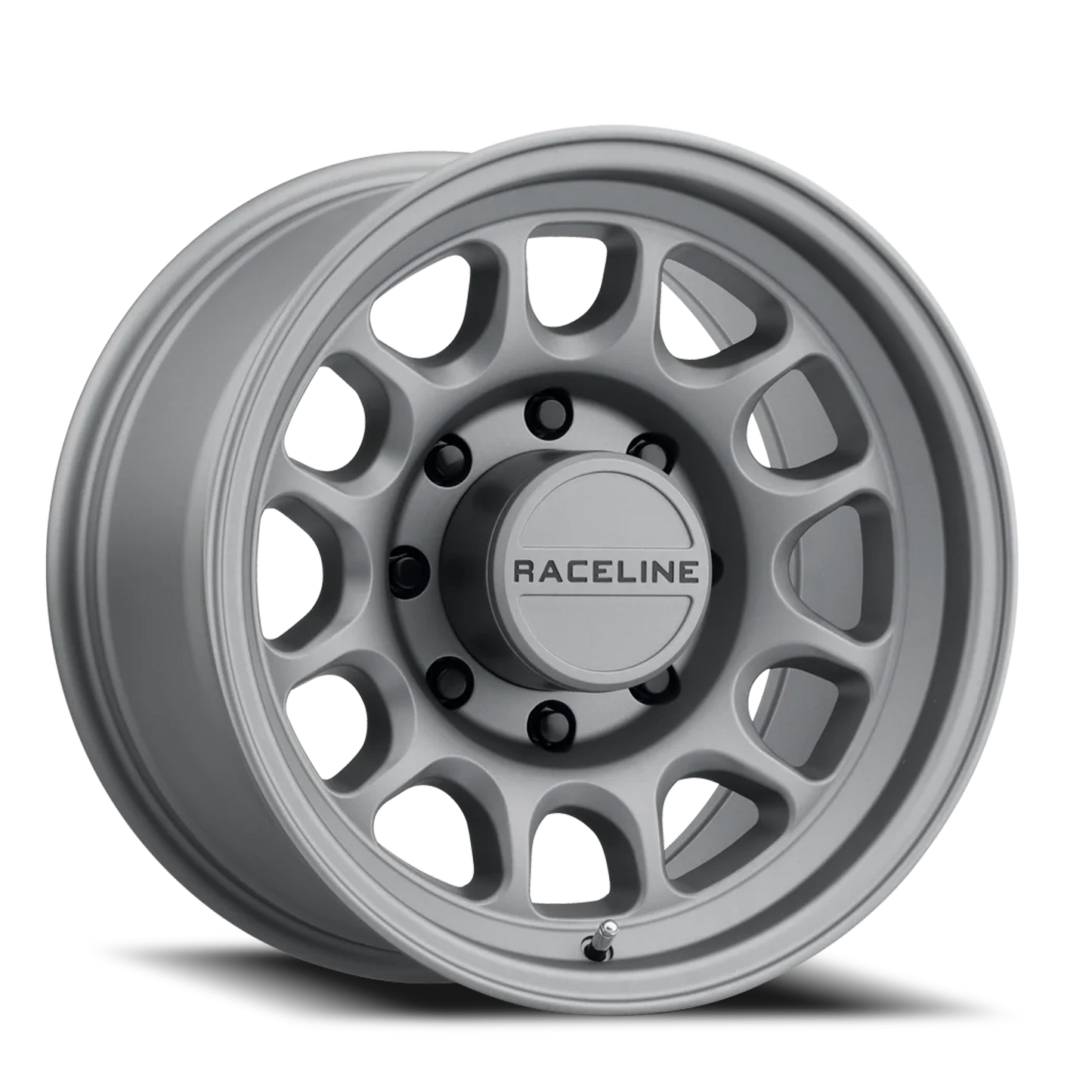Aluminum 18x9 Rogue 958T Titanium Gray Raceline Wheels-1