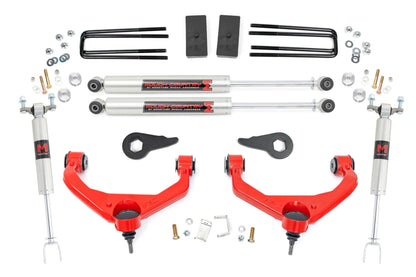 3.5 Inch Lift Kit M1 Red Silverado/Sierra 2500HD/3500HD (11-19) Rough Country