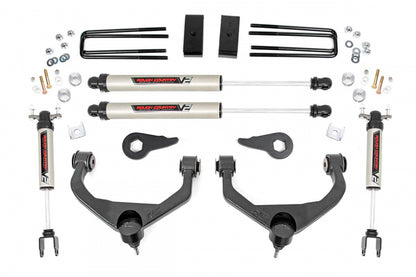 3.5 Inch Suspension Lift Kit w/Shocks 11-19 2500/3500HD Rough Country-3