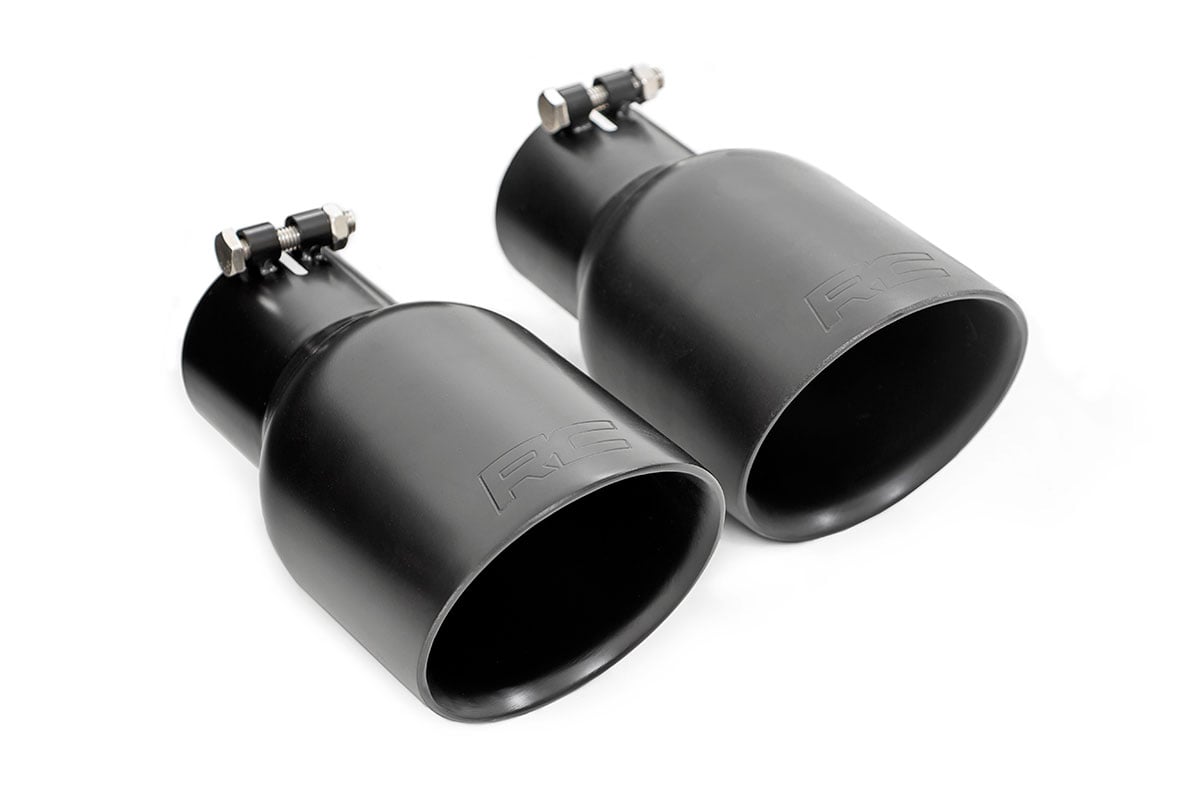 Performance Exhaust Dual Outlet Jeep Wrangler JK/Wrangler Unlimited (07-18) Rough Country-2
