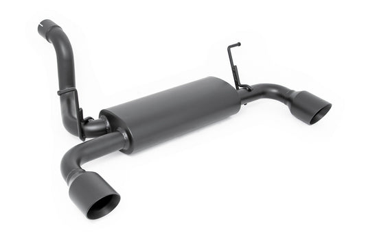 Rough Country Jeep Dual Outlet Performance Exhaust - Black 18-20 Wrangler JL/JLU Rough Country