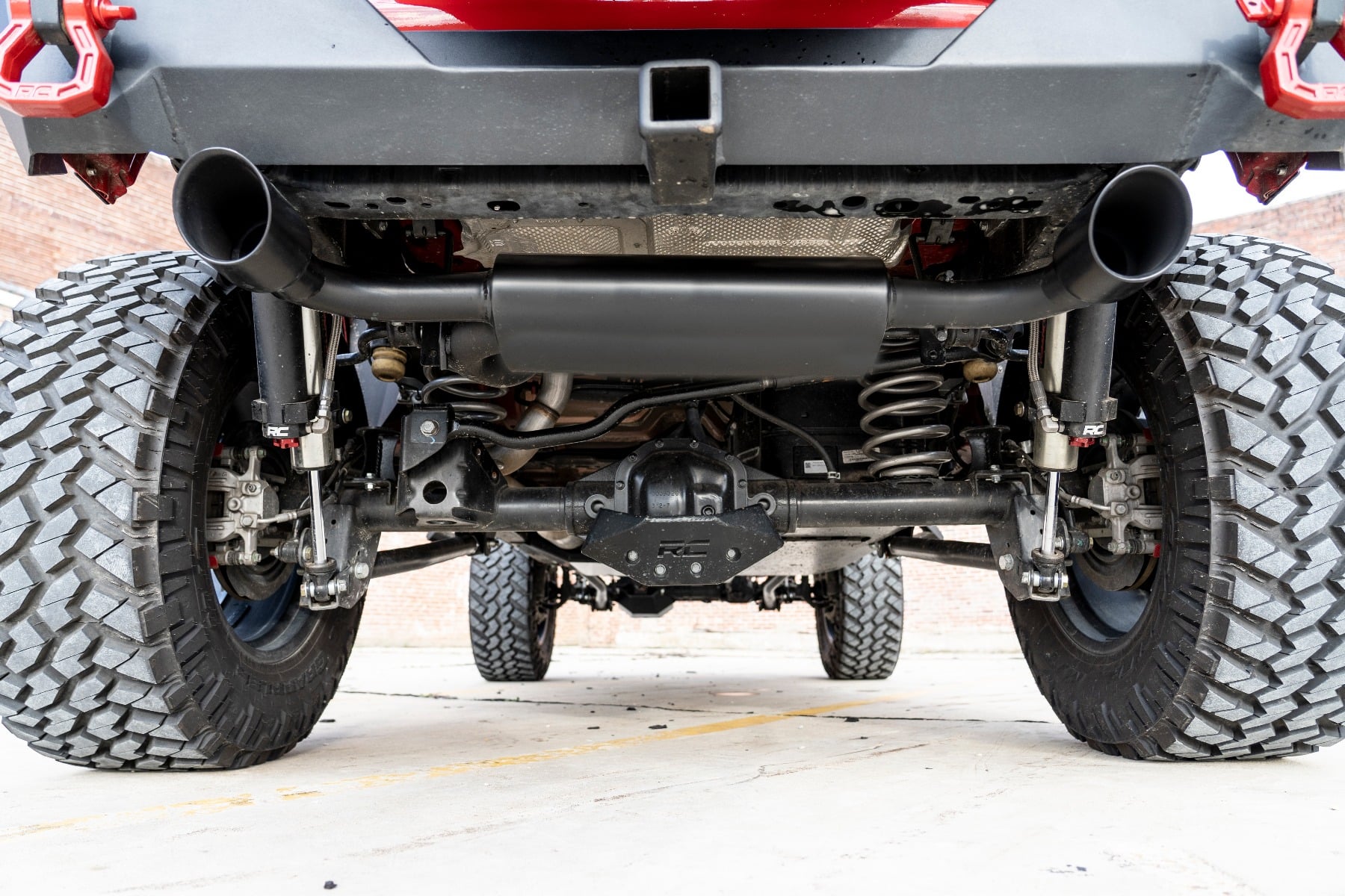 Performance Exhaust Dual Outlet Jeep Wrangler JL (18-26)/Wrangler Unlimited (18-26) Rough Country-4