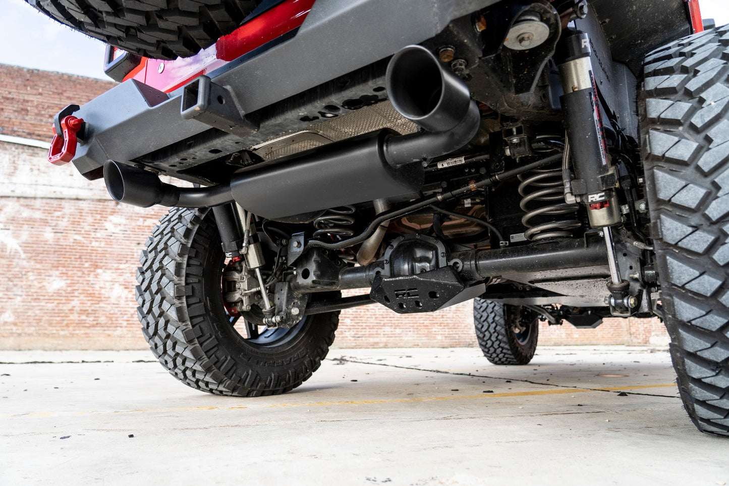 Performance Exhaust Dual Outlet Jeep Wrangler JL (18-26)/Wrangler Unlimited (18-26) Rough Country-5