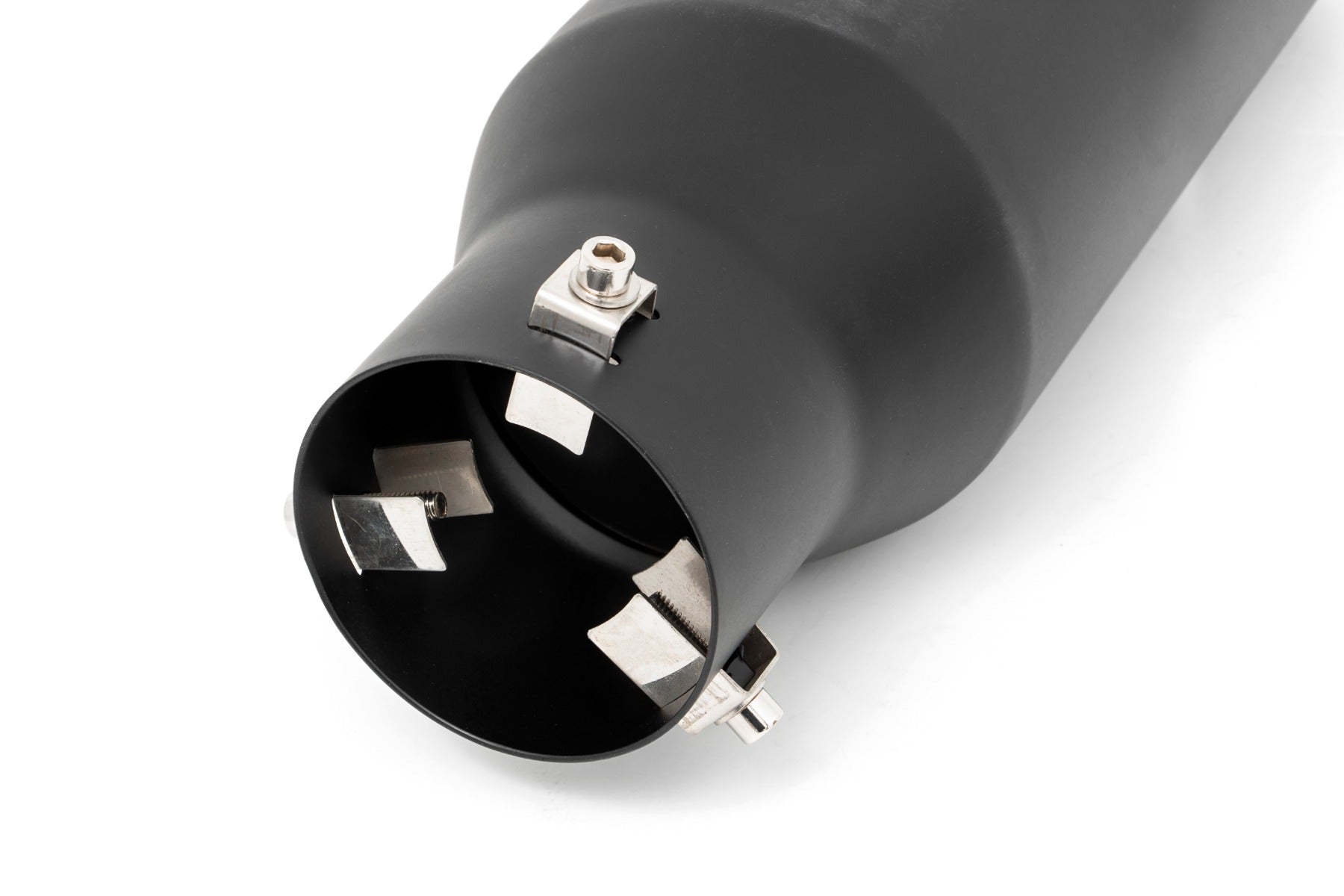 Exhaust Tip Black RC Logo 2.5-3.125 Inch Pipe Rough Country-2