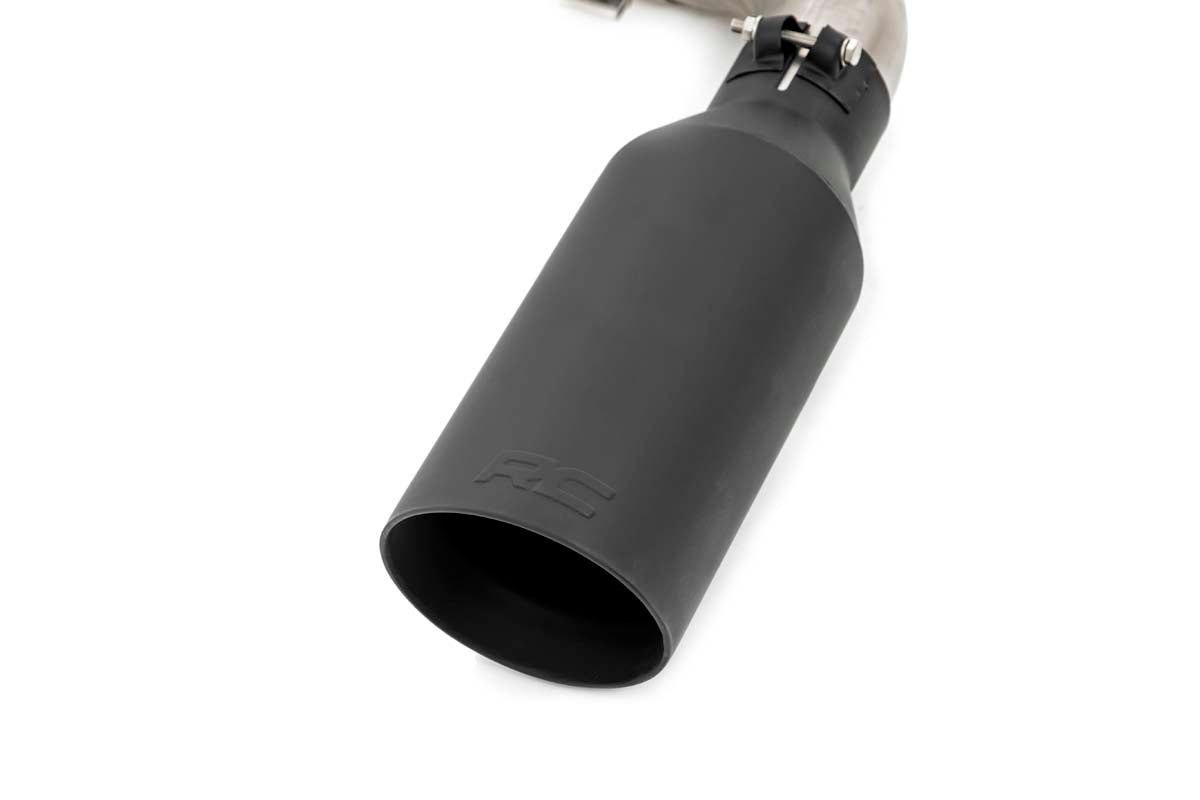 Rough Country Dual Cat-Back Exhaust System w/ Black Tips 99-06 GM 1500 Ext Cab / Short Bed 4.8L / 5.3L Rough Country