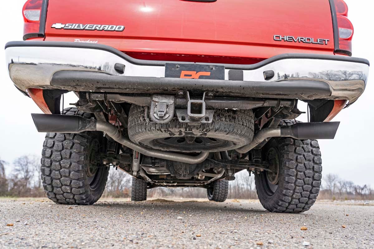 Performance Exhaust Ext Cab 4.8L/5.3L Silverado/Sierra 1500 (99-06) Rough Country-3