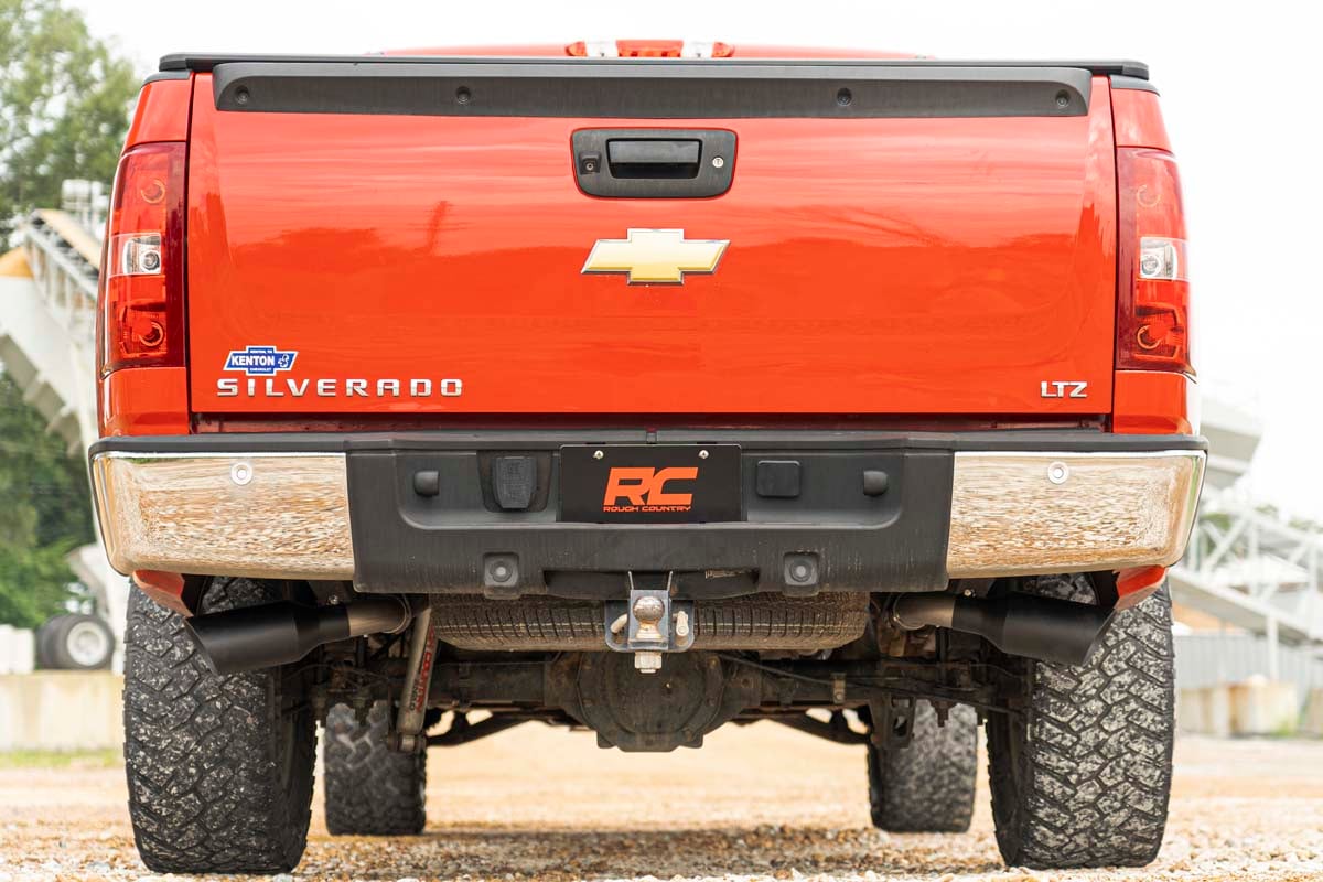 Performance Cat-Back Exhaust Stainless 4.8L/5.3L Silverado/Sierra 1500 (09-13) Rough Country-2