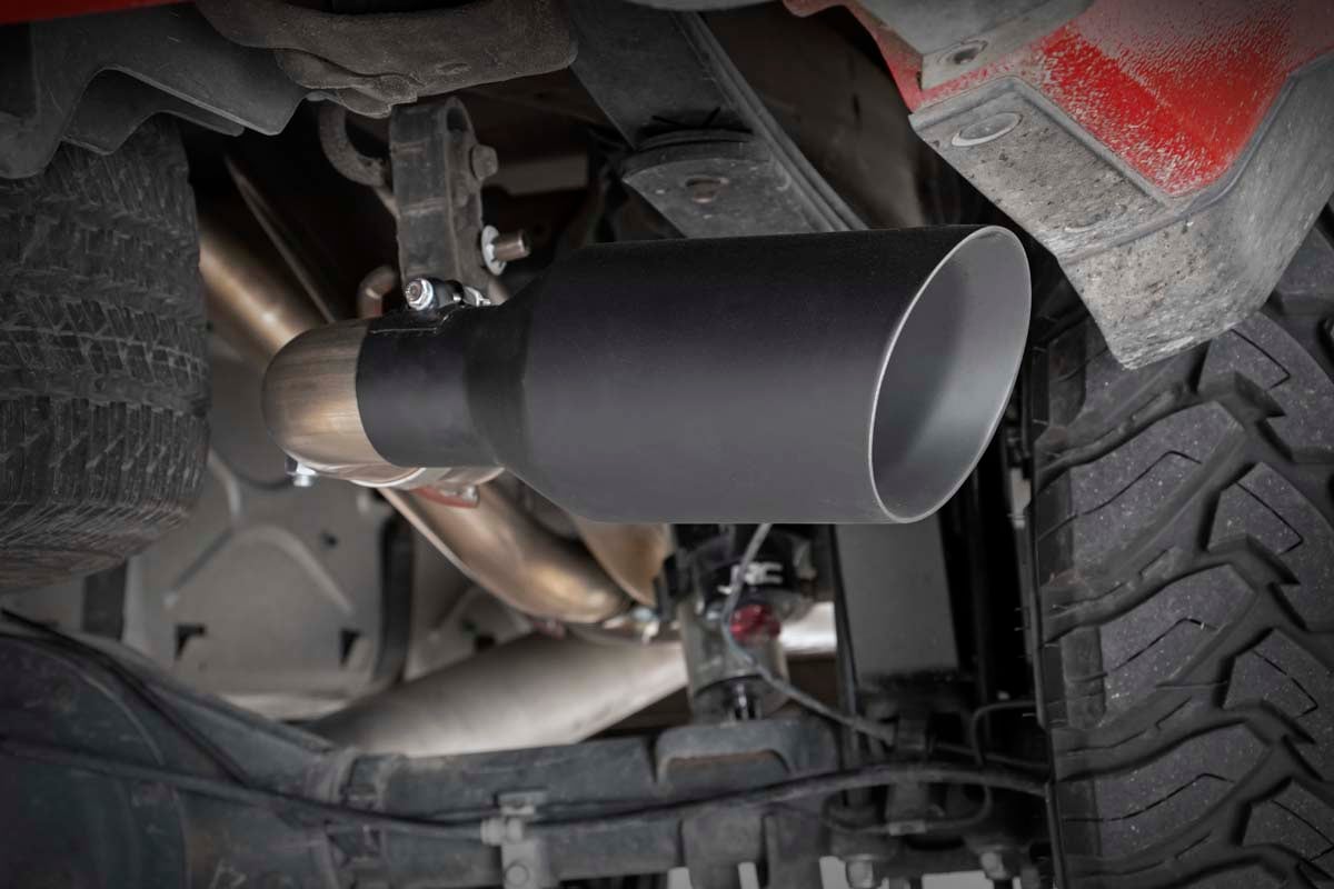 Performance Cat-Back Exhaust Stainless 4.8L/5.3L Silverado/Sierra 1500 (09-13) Rough Country-5