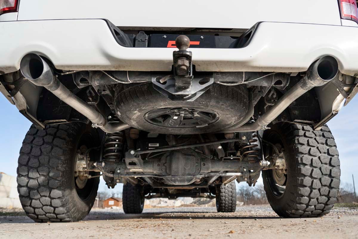 Performance Cat-Back Exhaust Stainless 4.7L/5.7L Ram 1500 2WD/4WD (2009-2018 & Classic) Rough Country-3