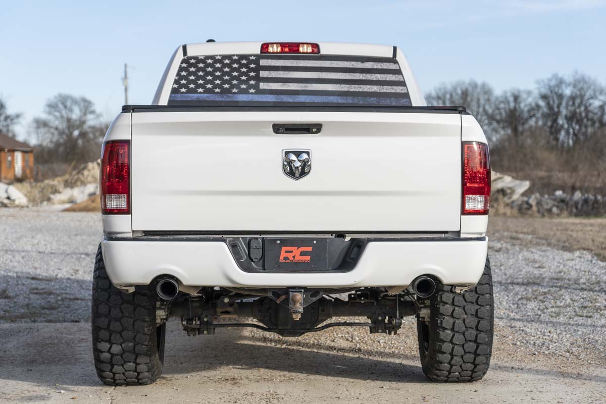 Performance Cat-Back Exhaust Stainless 4.7L/5.7L Ram 1500 2WD/4WD (2009-2018 & Classic) Rough Country-4