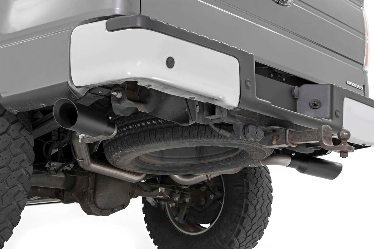 Performance Cat-Back Exhaust V8 Engines Ford F-150 2WD/4WD (2009-2014) Rough Country-2