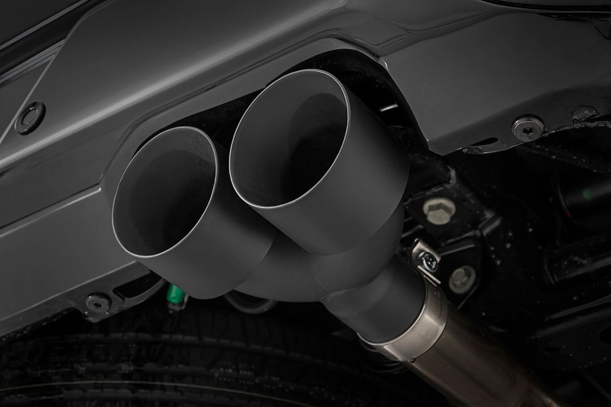 Performance Exhuast Stainless Crew/Dbl RR Exit Silverado/Sierra 1500 (19-26) Rough Country-5