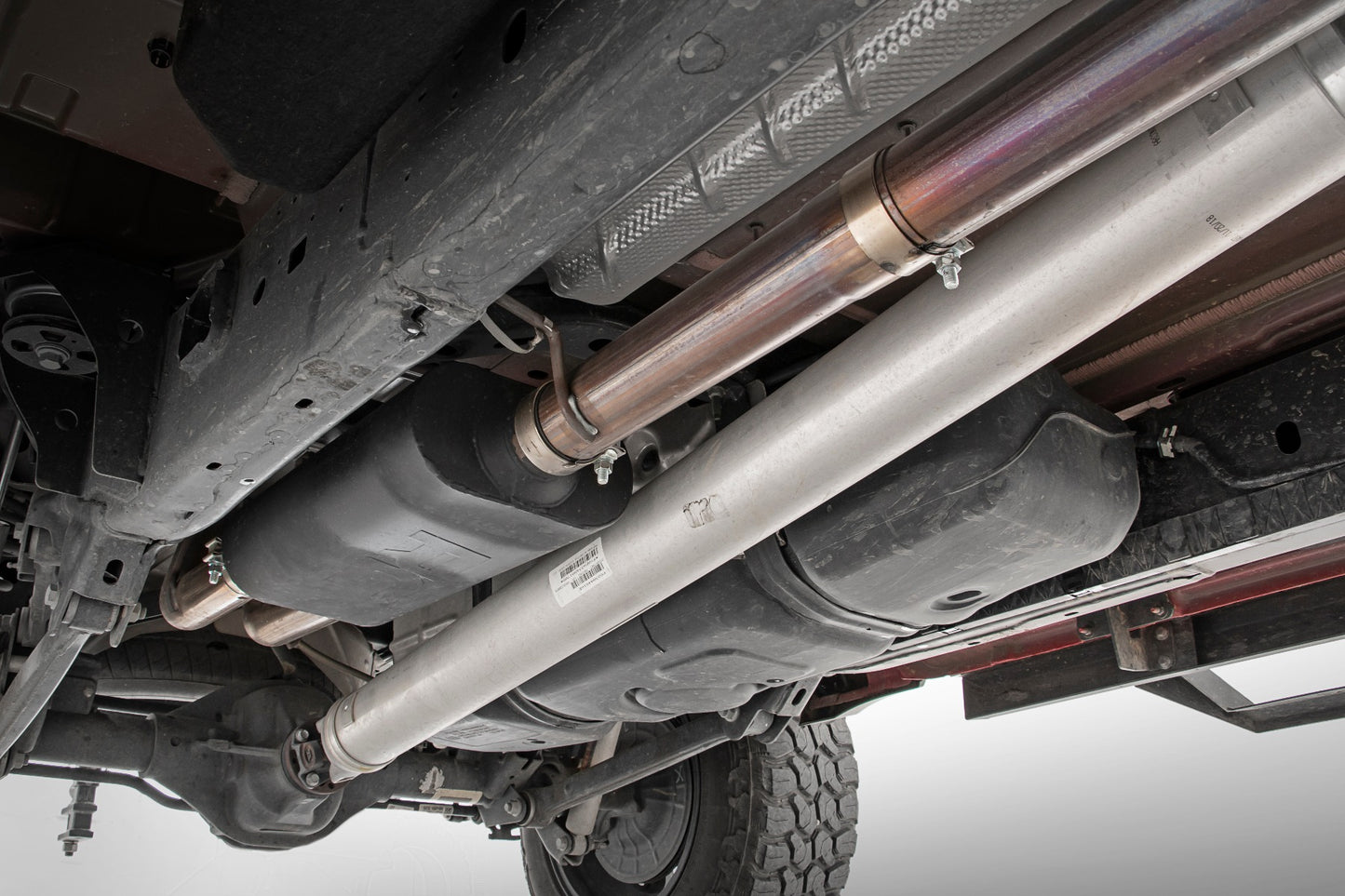Rough Country Dual Cat-Back Exhaust System w/ Black Tips (19-20 Ram 1500 V8 - 5.7L) Rough Country