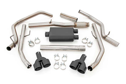 Performance Cat-Back Exhaust 6.2L 5 Foot 8 Inch & 6 Foot 6 Inch Bed Silverado/Sierra 1500 (19-26) Rough Country-1