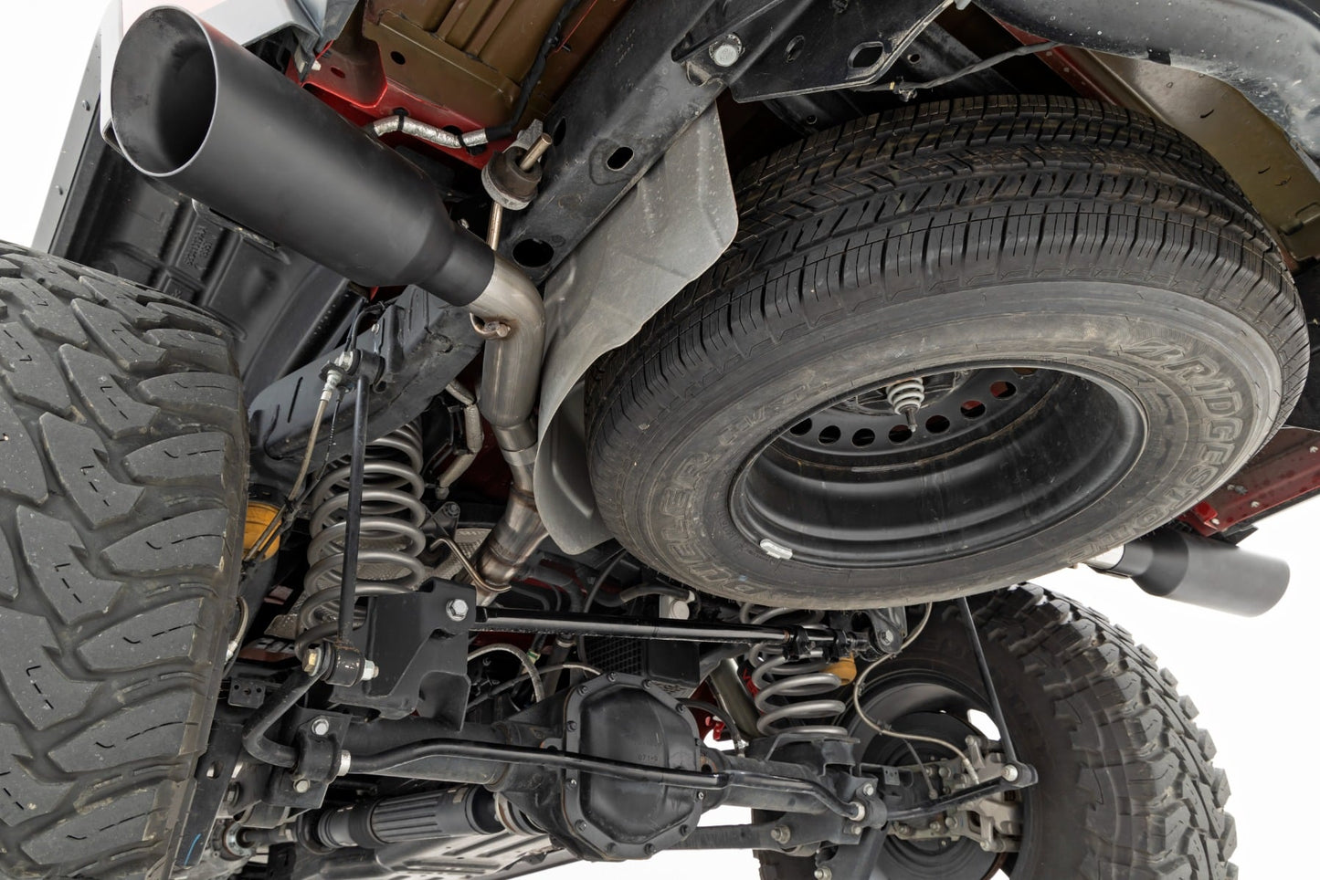 Performance Cat-Back Exhaust Stainless 3.6L Jeep Gladiator JT (20-25) Rough Country-3