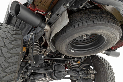 Performance Cat-Back Exhaust Stainless 3.6L Jeep Gladiator JT (20-25) Rough Country-3