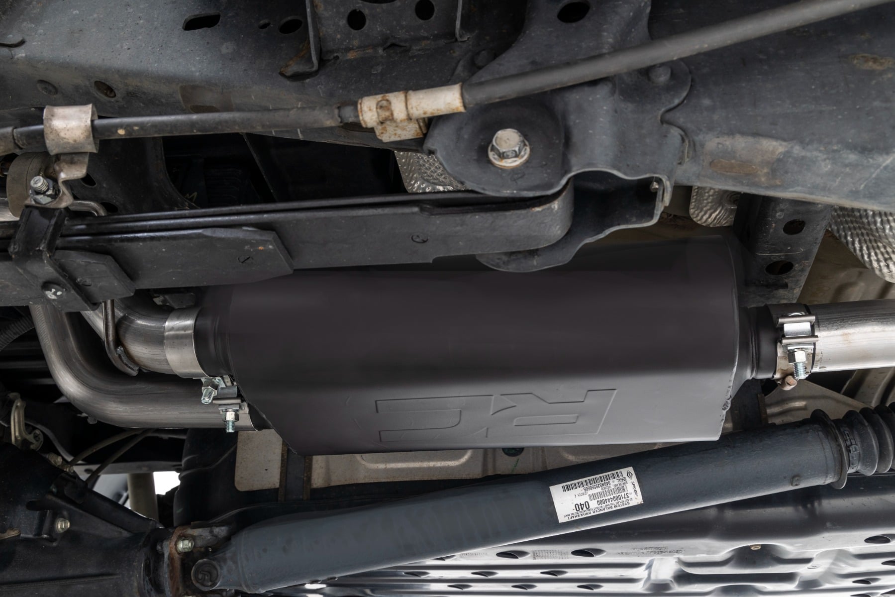 Performance Cat-Back Exhaust Stainless 3.5L Toyota Tacoma (16-23) Rough Country-2