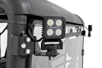 LED Light Kit Rear Mount 2 Inch Black Pair CFMOTO UFORCE 1000 Rough Country-3