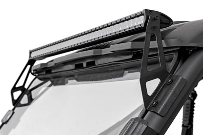 LED Light Kit Front Mount 50 Inch Black Single Row CFMOTO UFORCE 1000 Rough Country-1