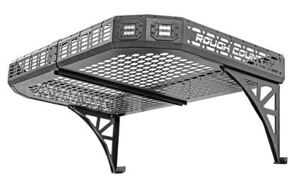 Cargo Rack Dual 2 Inch Black LED Pairs Flush Mount CFMOTO UFORCE 1000 Rough Country-3