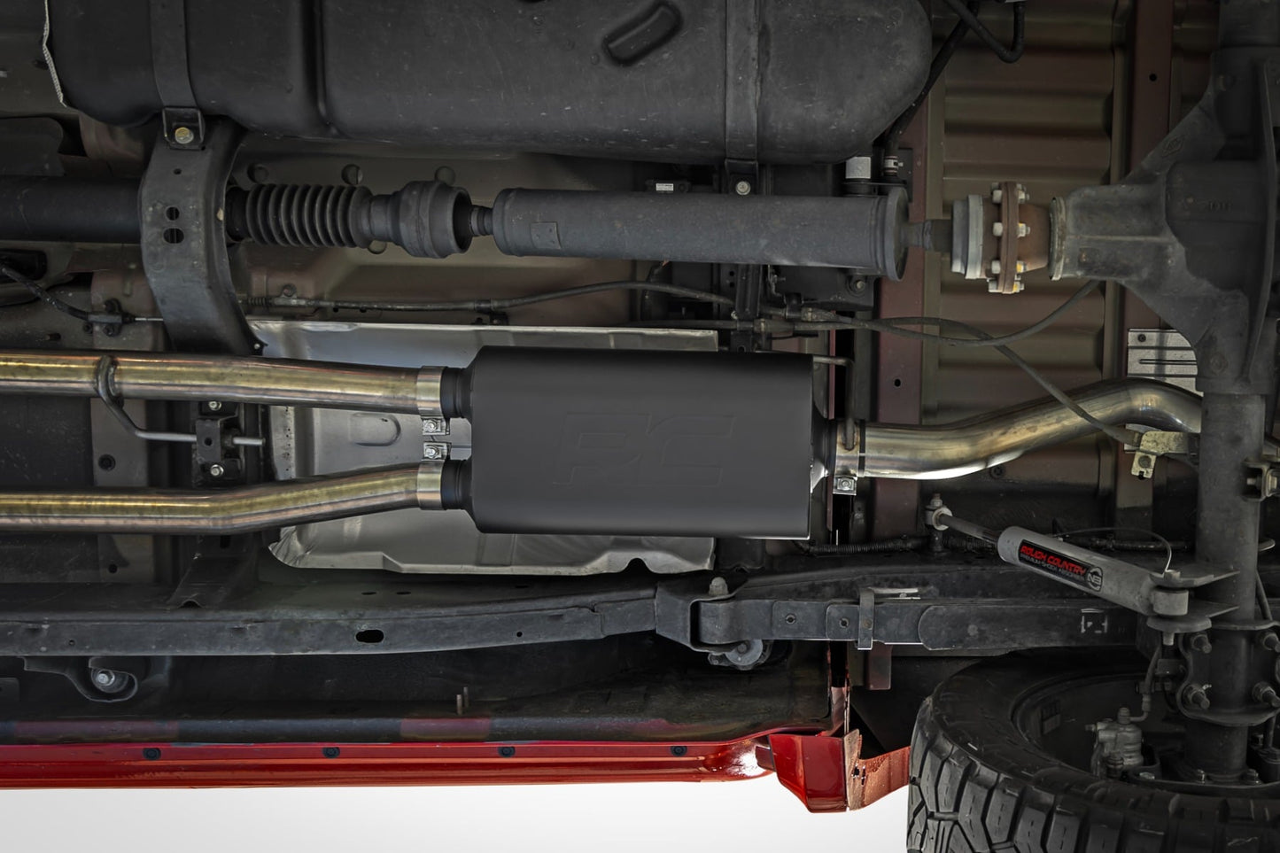 Performance Cat-Back Exhaust Stainless 3.8L Nissan Frontier (22-26) Rough Country-5