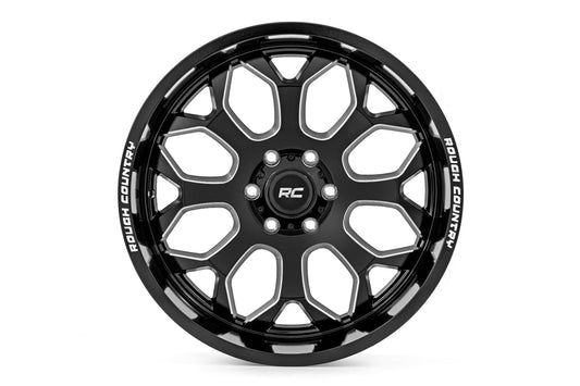 96 Series Wheel One-Piece Gloss Black 20x9 Rough Country-1
