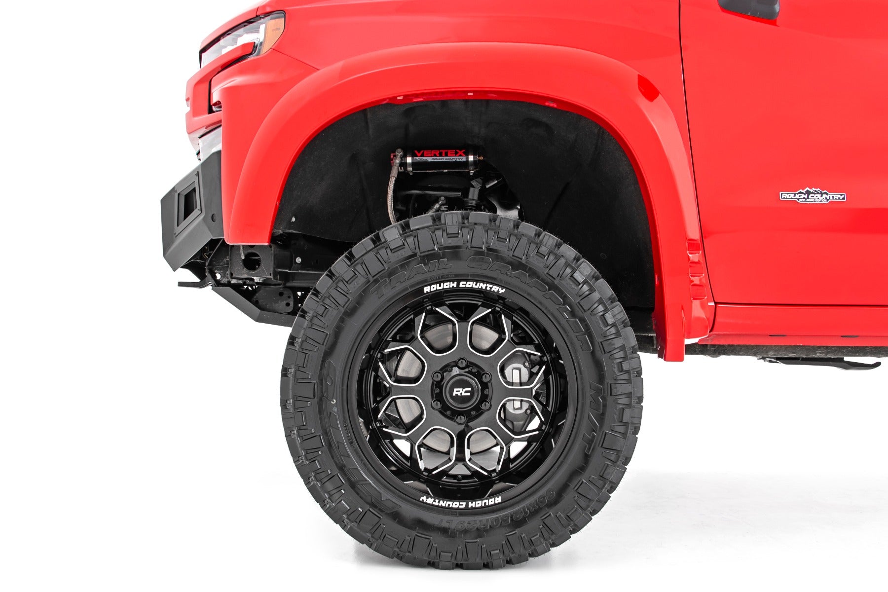 Rough Country 96 Series Wheel One-Piece Gloss Black 20x10 6x5.5 -19mm Rough Country