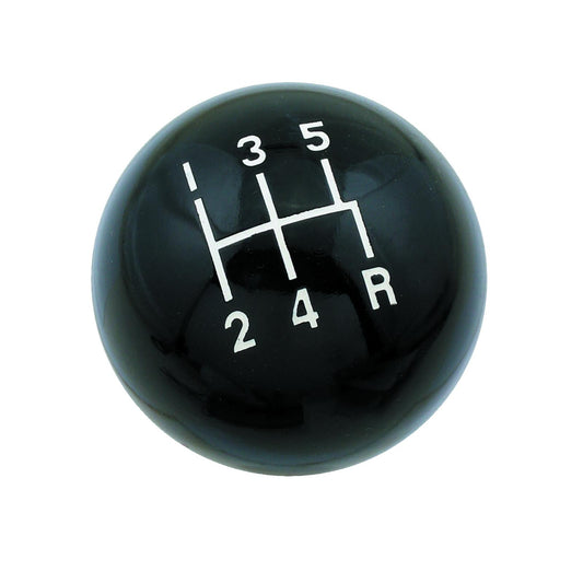 Shifter Knob 5-Speed Black Fits Shifters with 3/8-20 UNC Threads Mr Gasket