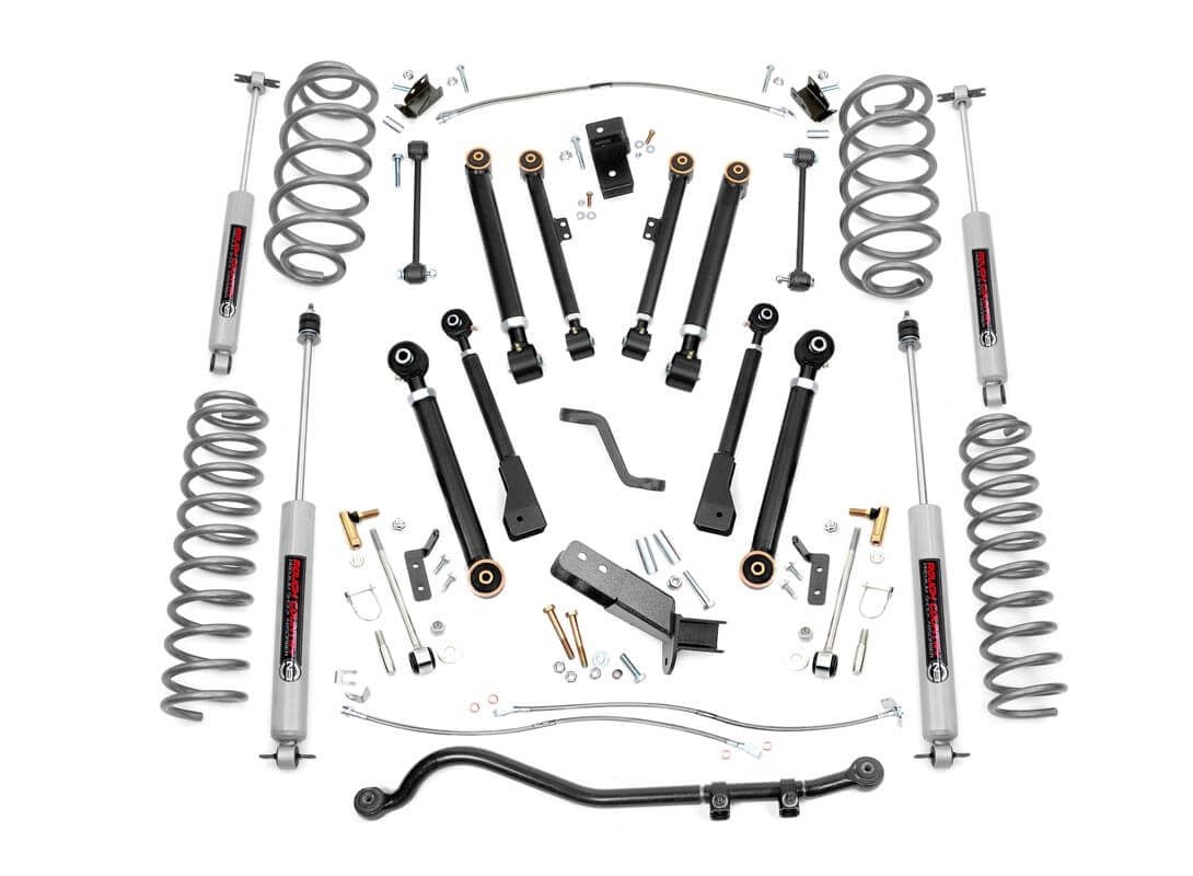 4 Inch Lift Kit | X-Series | Jeep Wrangler TJ (97-06)/Wrangler Unlimited (04-06)  Rough Country