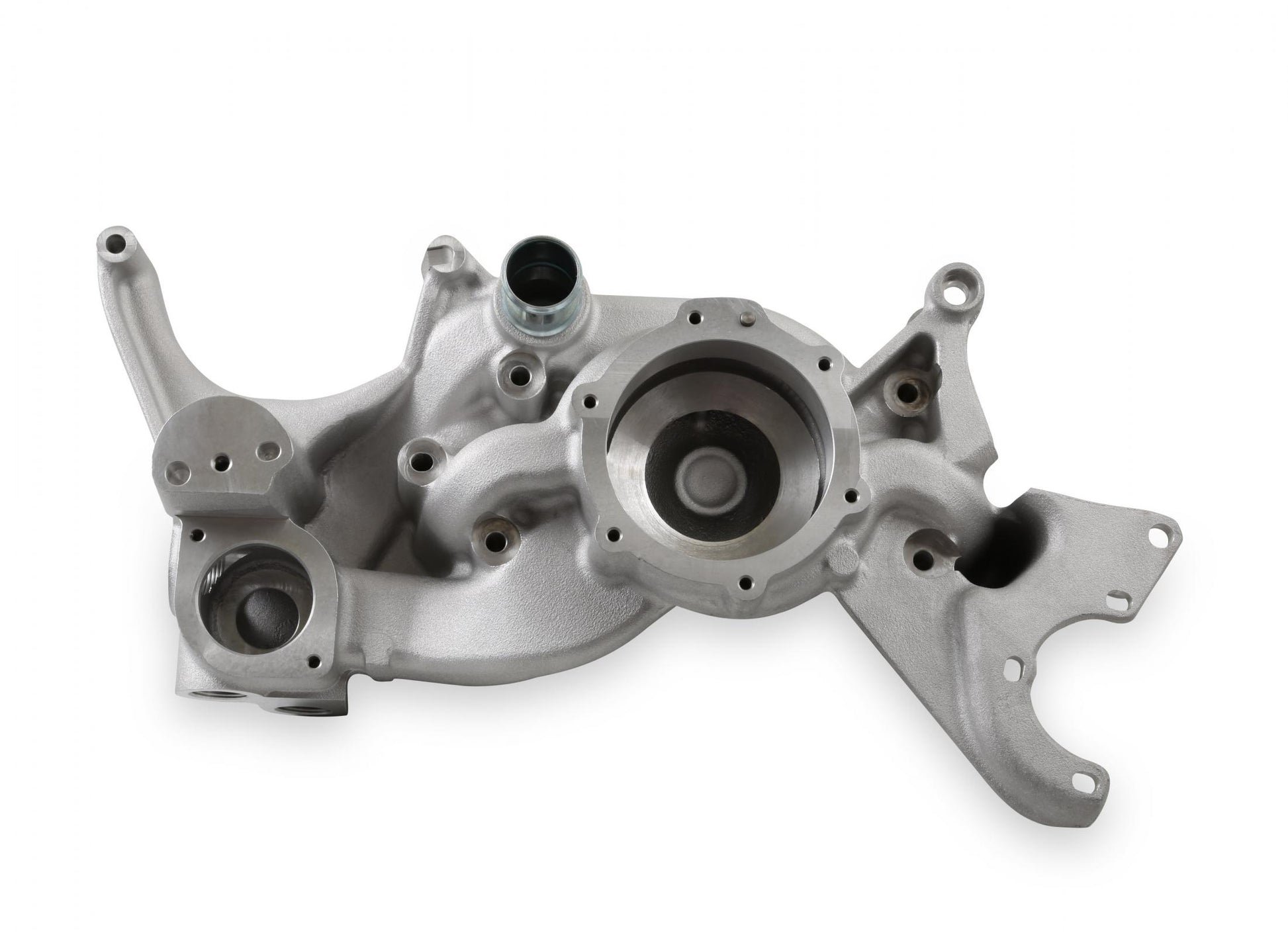 LS Cooling Manifold RAW Mid-Mount Accessory Drive Holley-1