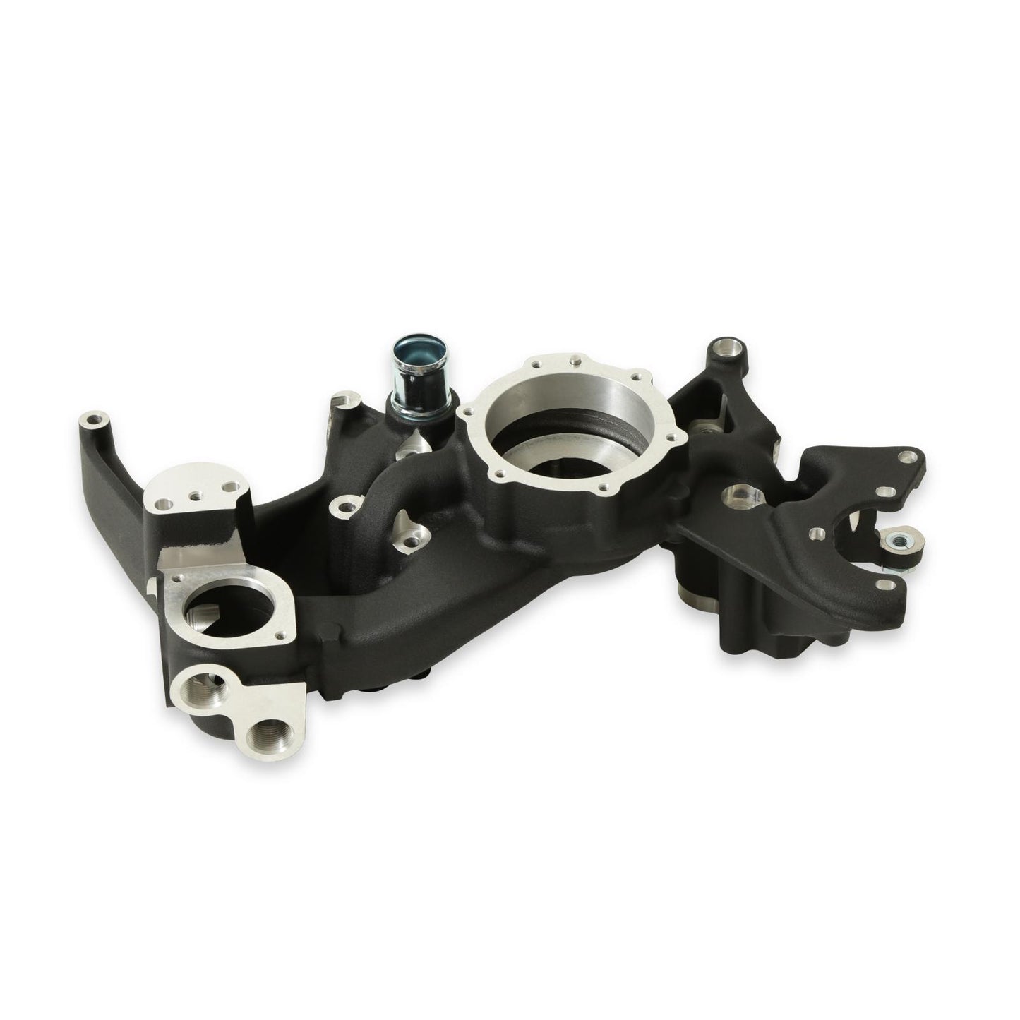 LS Cooling Manifold Black Mid-Mount Accessory Drive Holley-2