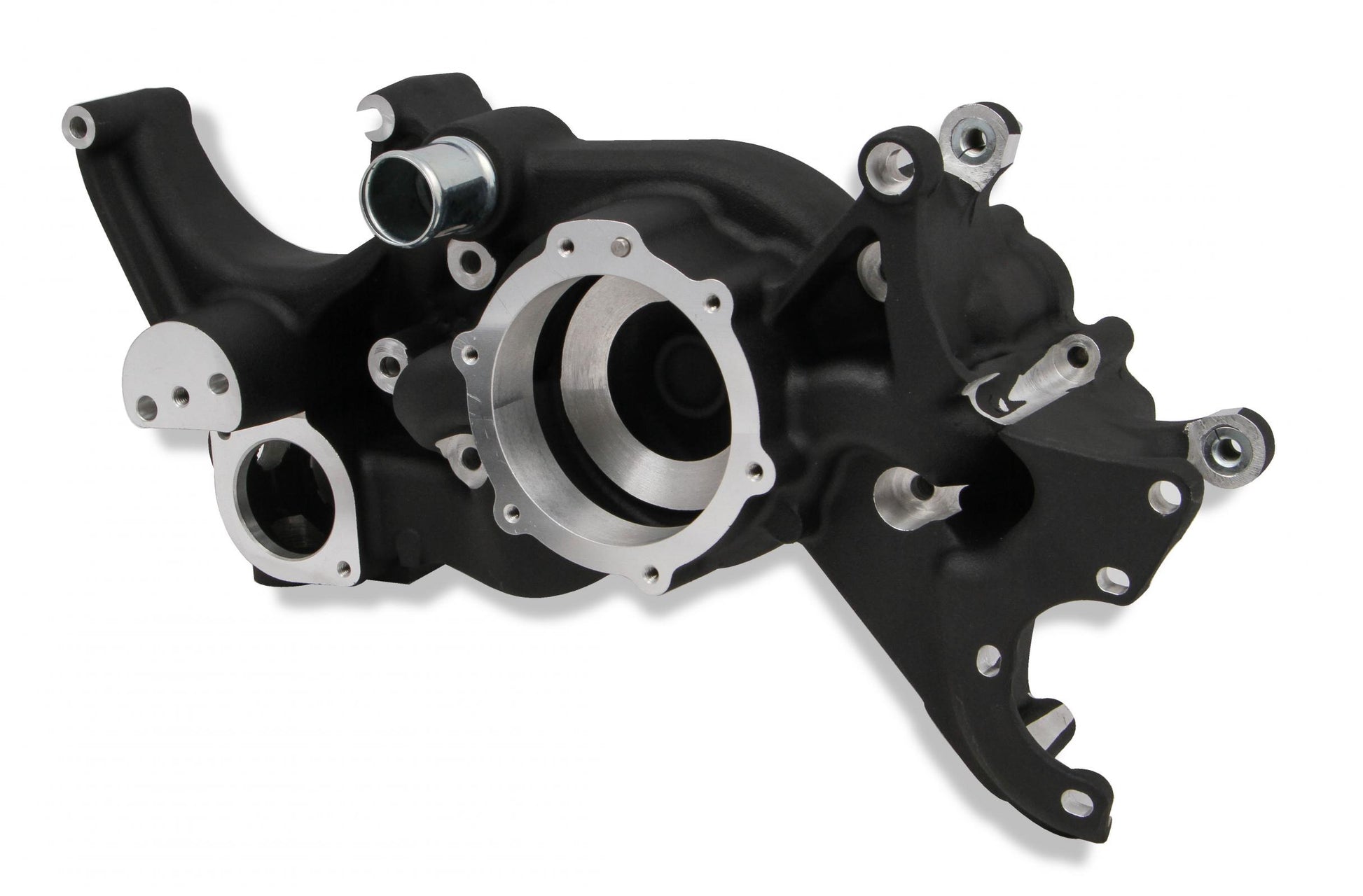 LT Cooling Manifold Black Mid Mount Accessory Drive Holley