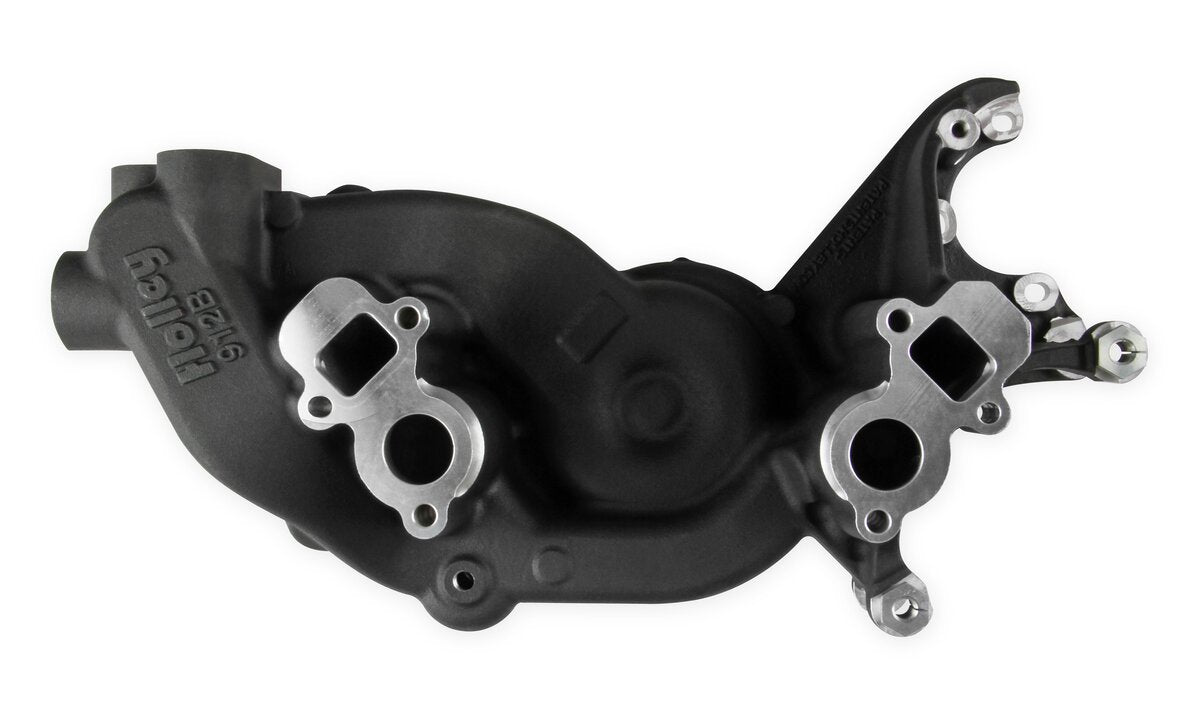 LS Cooling Manifold Black -A/C Delete Mid-Mount Race Accessory Drive Holley-1