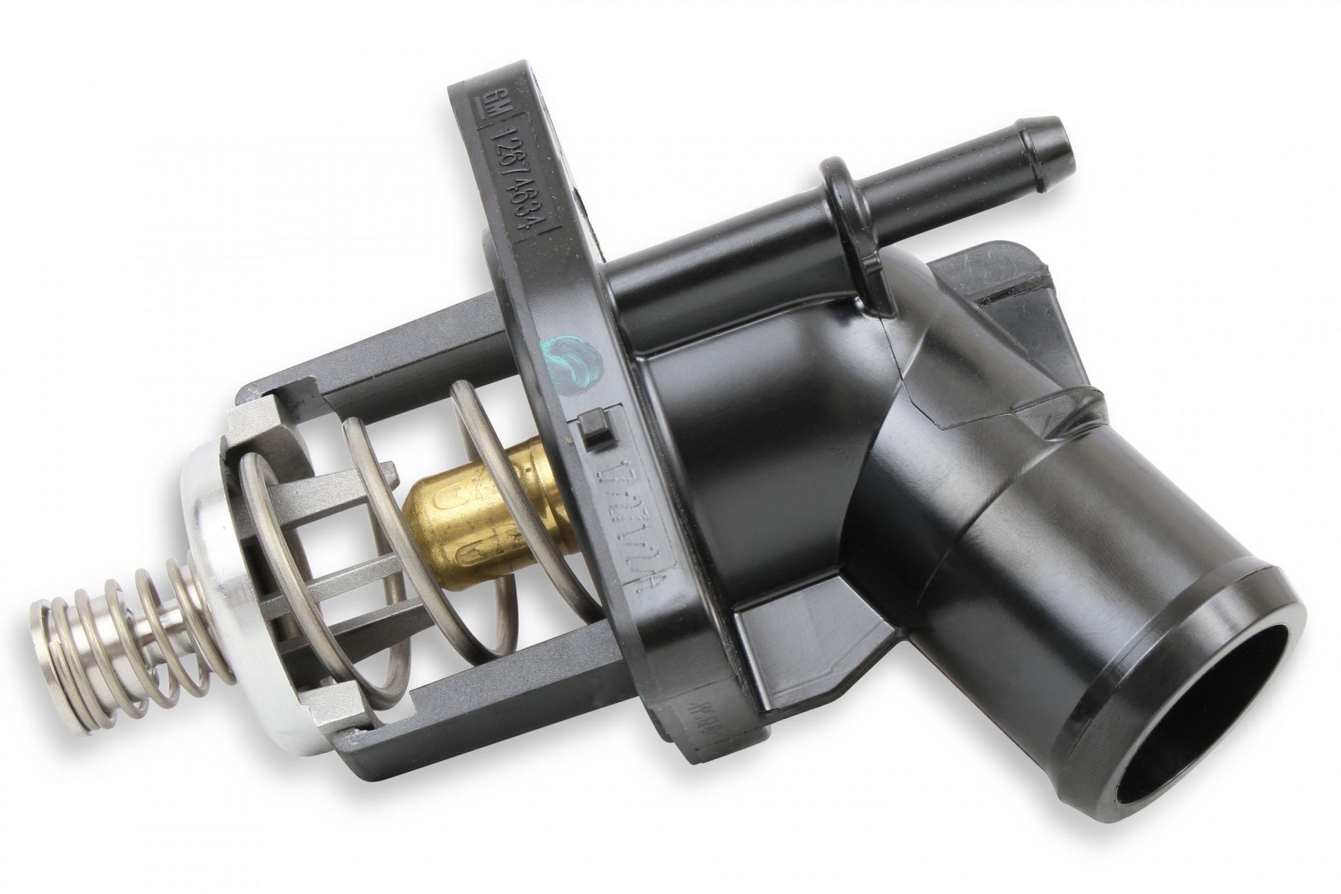 Replacement Thermostat and Housing LT4 GM Mid-Mount Accessory Drive System Holley-3