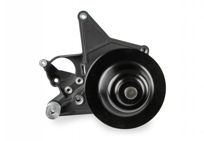 Bracket Kit, P/S LT4-W Long Spacer Natural-Black Finish Power Steering Bracket GM LT4 System Holley