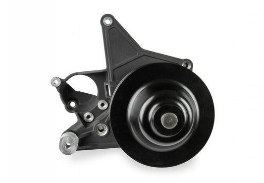 Bracket Kit, P/S LT4-W Long Spacer Natural-Black Finish Power Steering Bracket GM LT4 System Holley