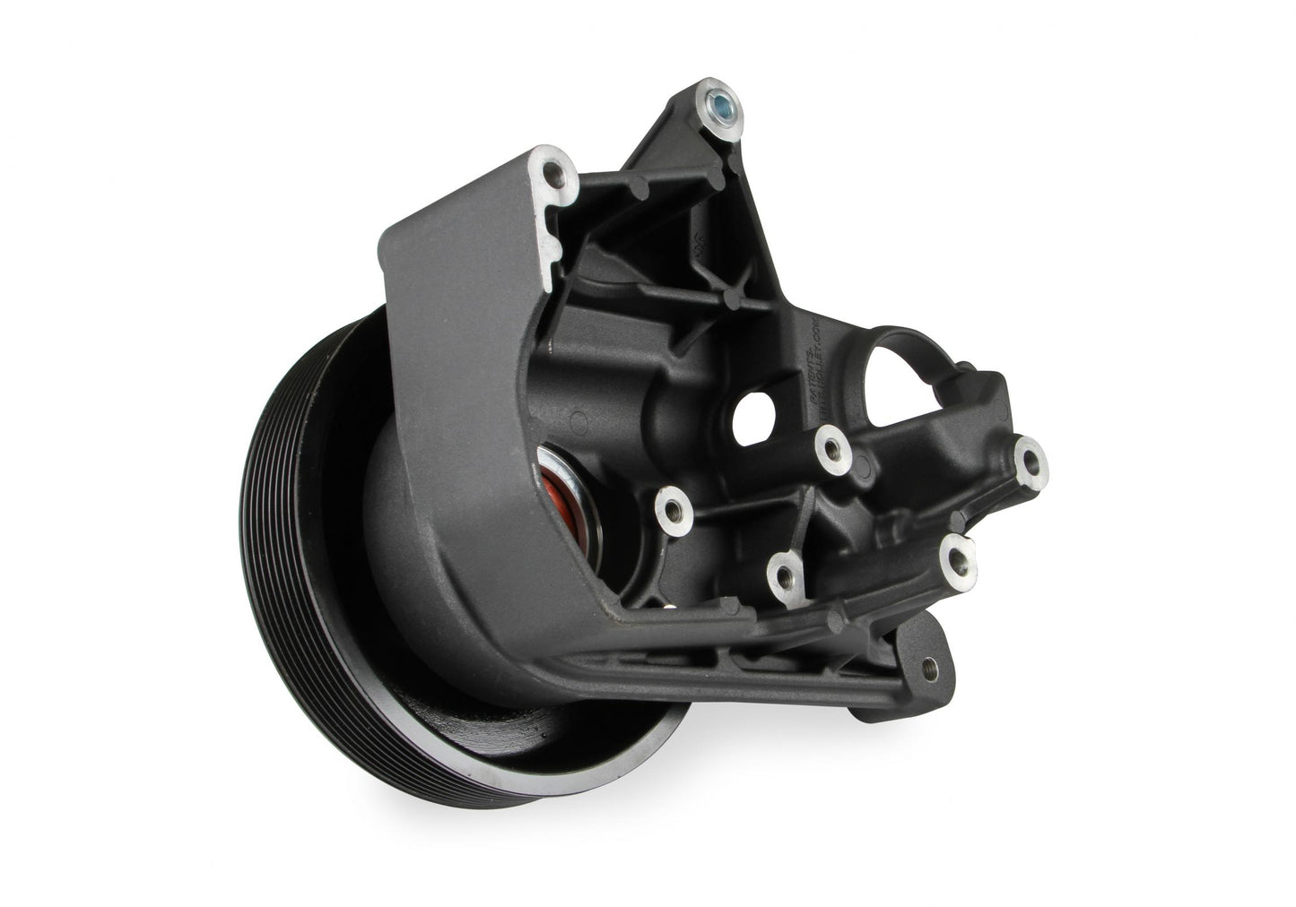 Bracket Kit, P/S LT4-W Long Spacer Natural-Black Finish Power Steering Bracket GM LT4 System Holley-4