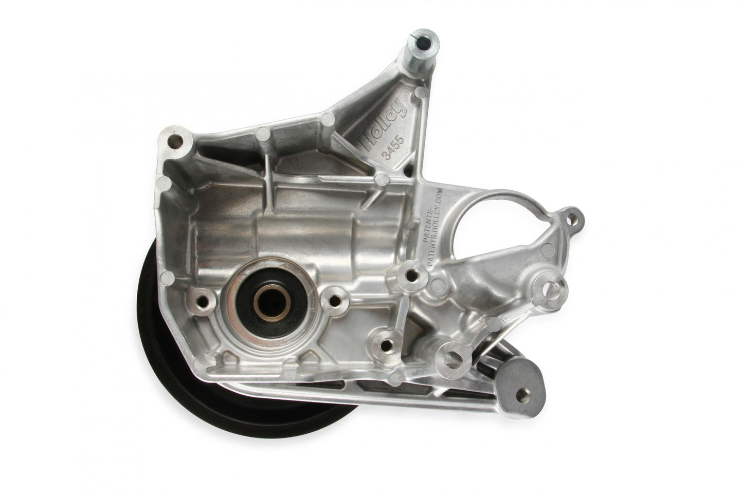 Bracket Kit, P/S LT4-W Long Spacer Natural Power Steering Bracket GM LT4 System Holley-1