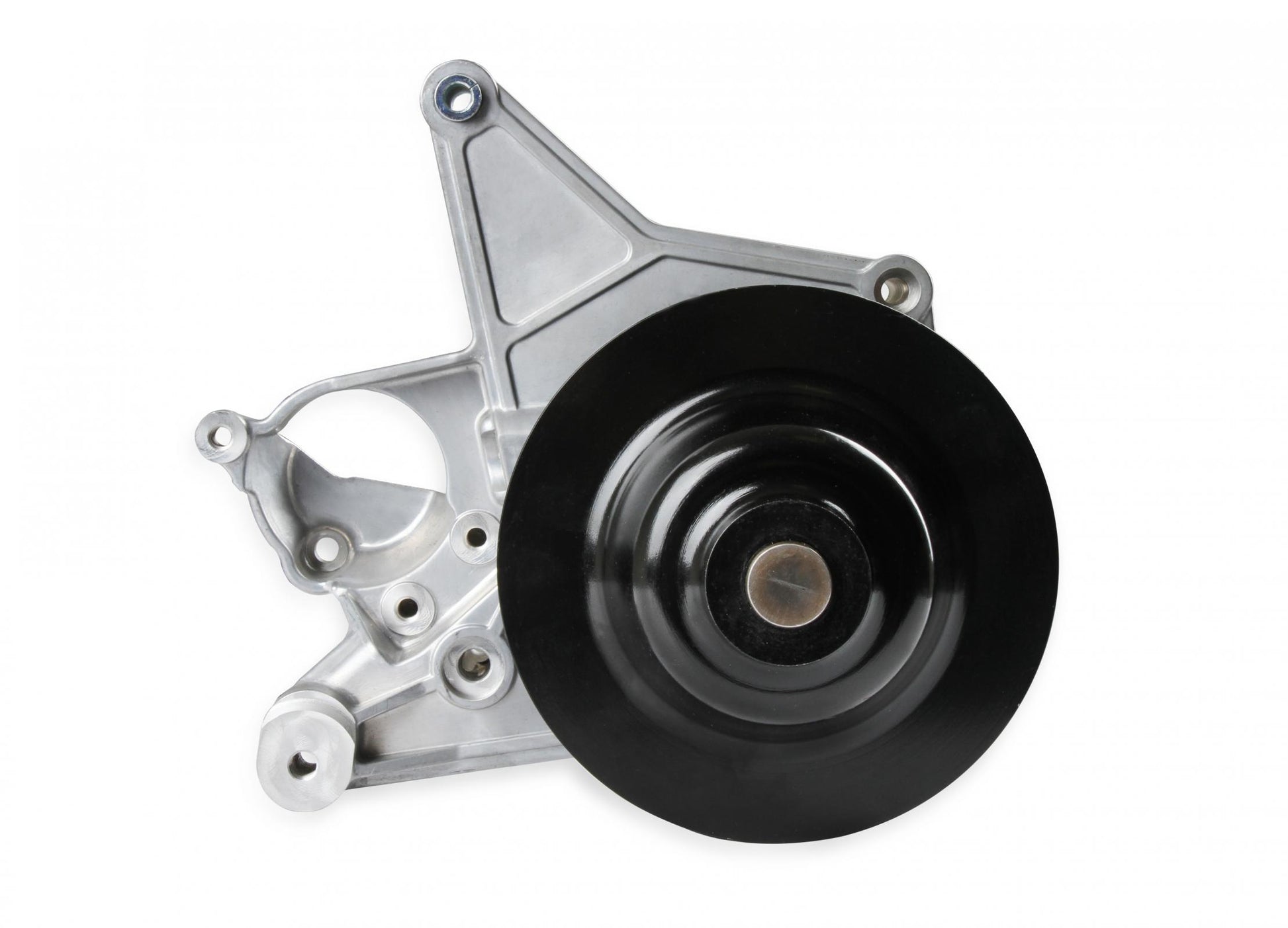 Bracket Kit, P/S LT4-W Long Spacer Natural Power Steering Bracket GM LT4 System Holley-2