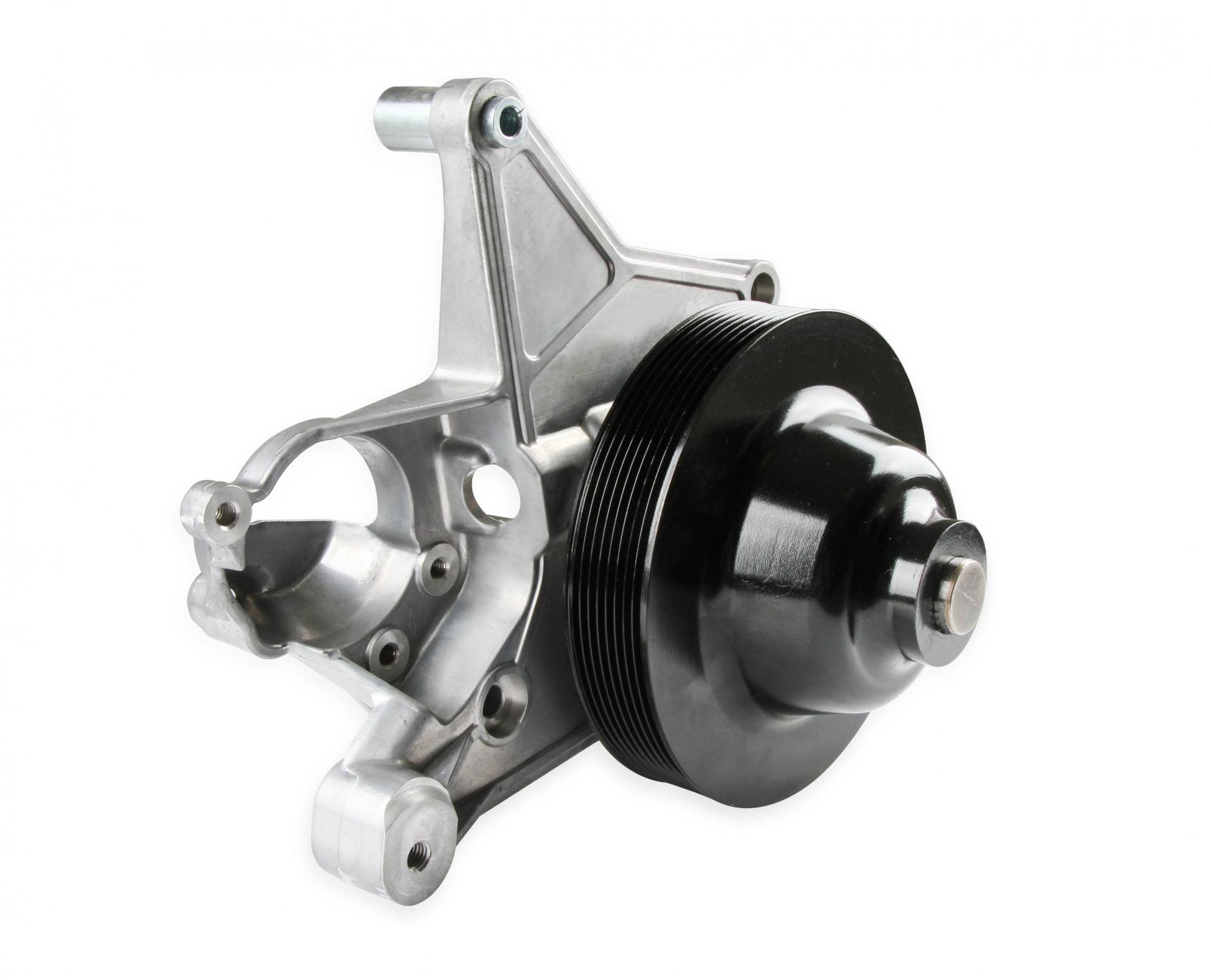 Bracket Kit, P/S LT4-W Long Spacer Natural Power Steering Bracket GM LT4 System Holley-3