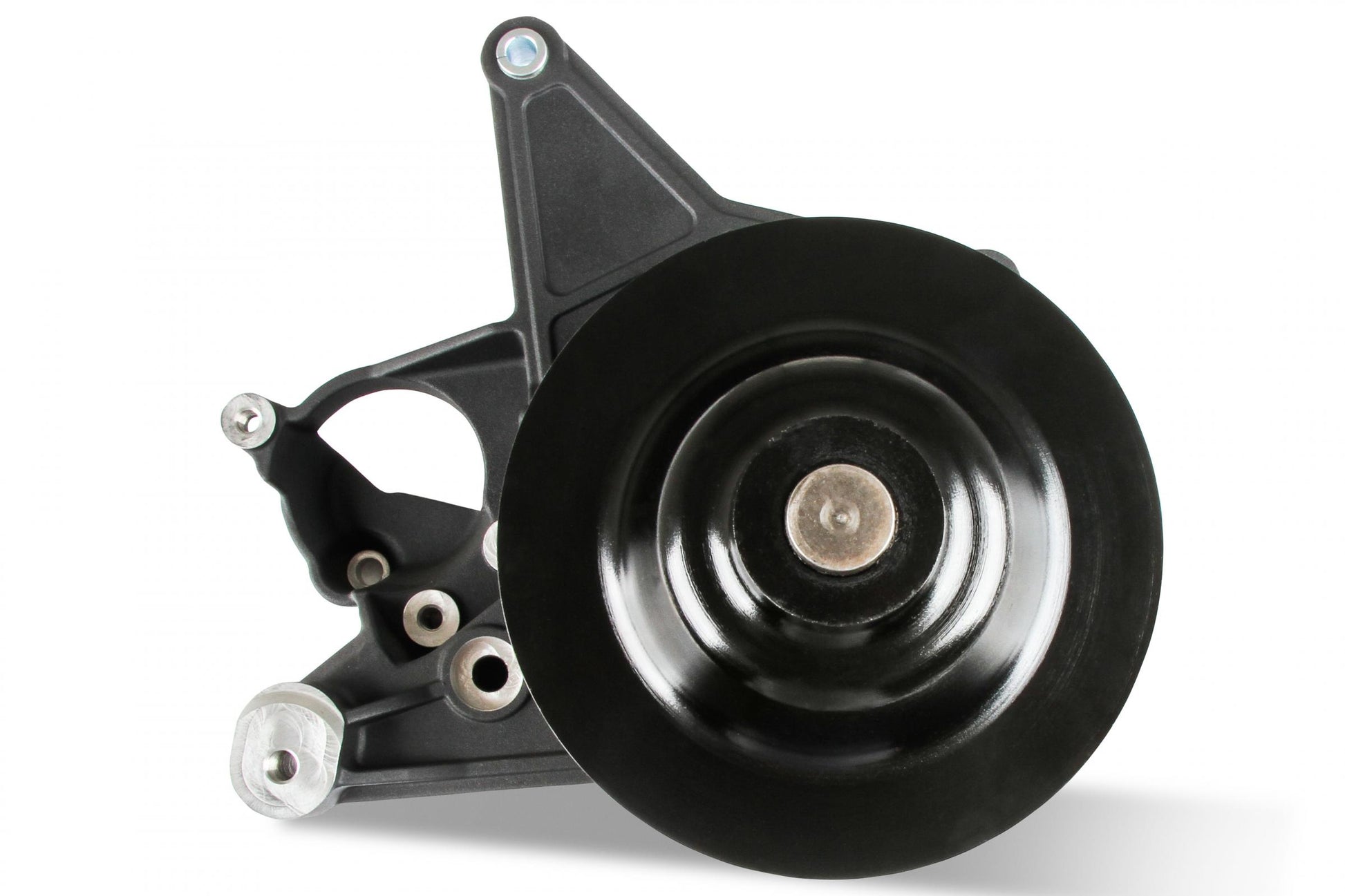 Bracket Kit, P/S LT5-W Short Spacer Natural-Black Finish Power Steering Bracket GM LT5 System- Dry Sump Only Holley