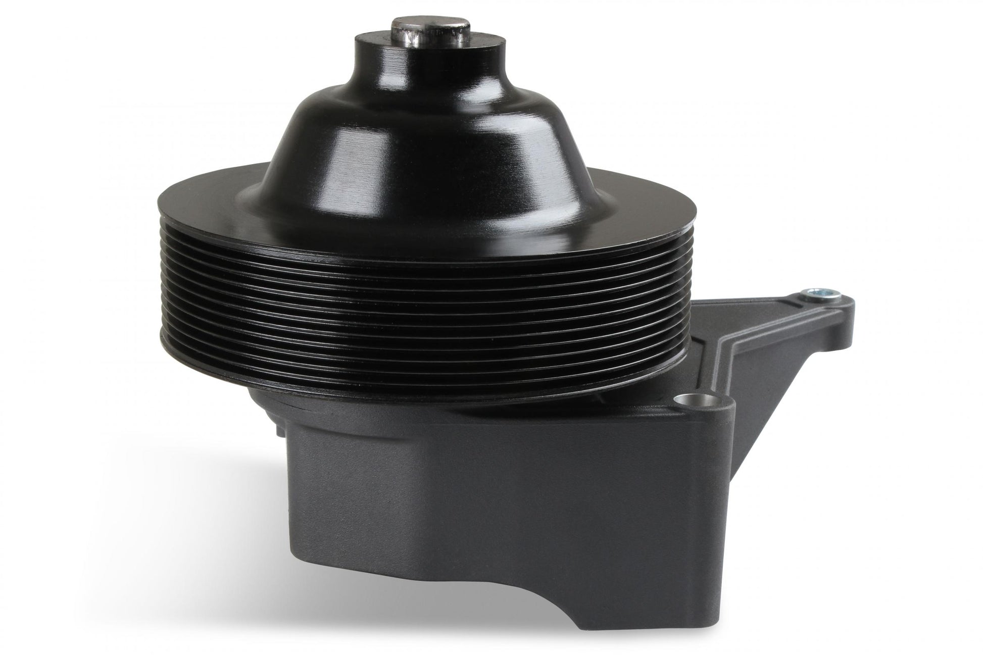 Bracket Kit, P/S LT5-W Short Spacer Natural-Black Finish Power Steering Bracket GM LT5 System- Dry Sump Only Holley-1