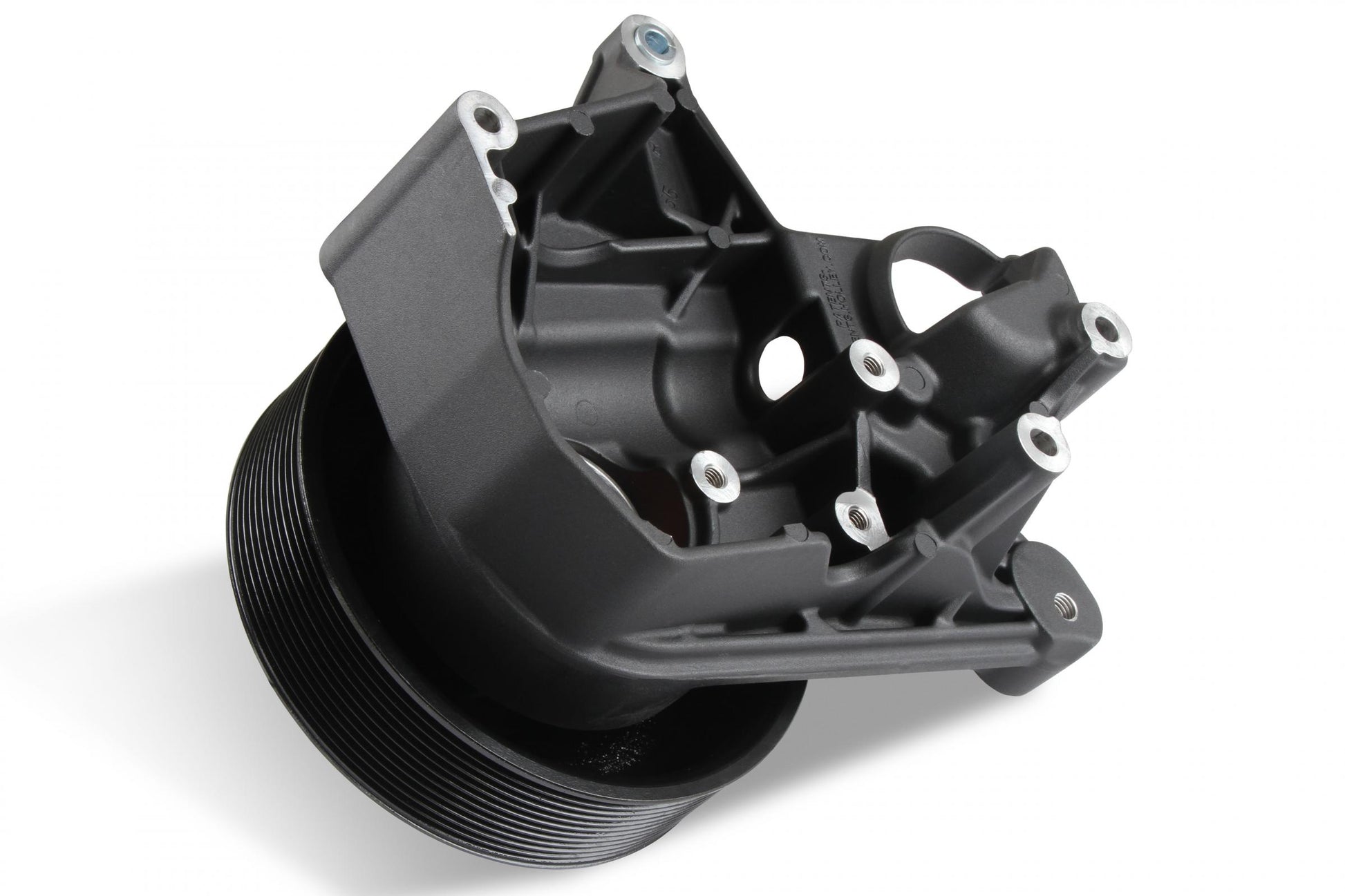 Bracket Kit, P/S LT5-W Short Spacer Natural-Black Finish Power Steering Bracket GM LT5 System- Dry Sump Only Holley-3
