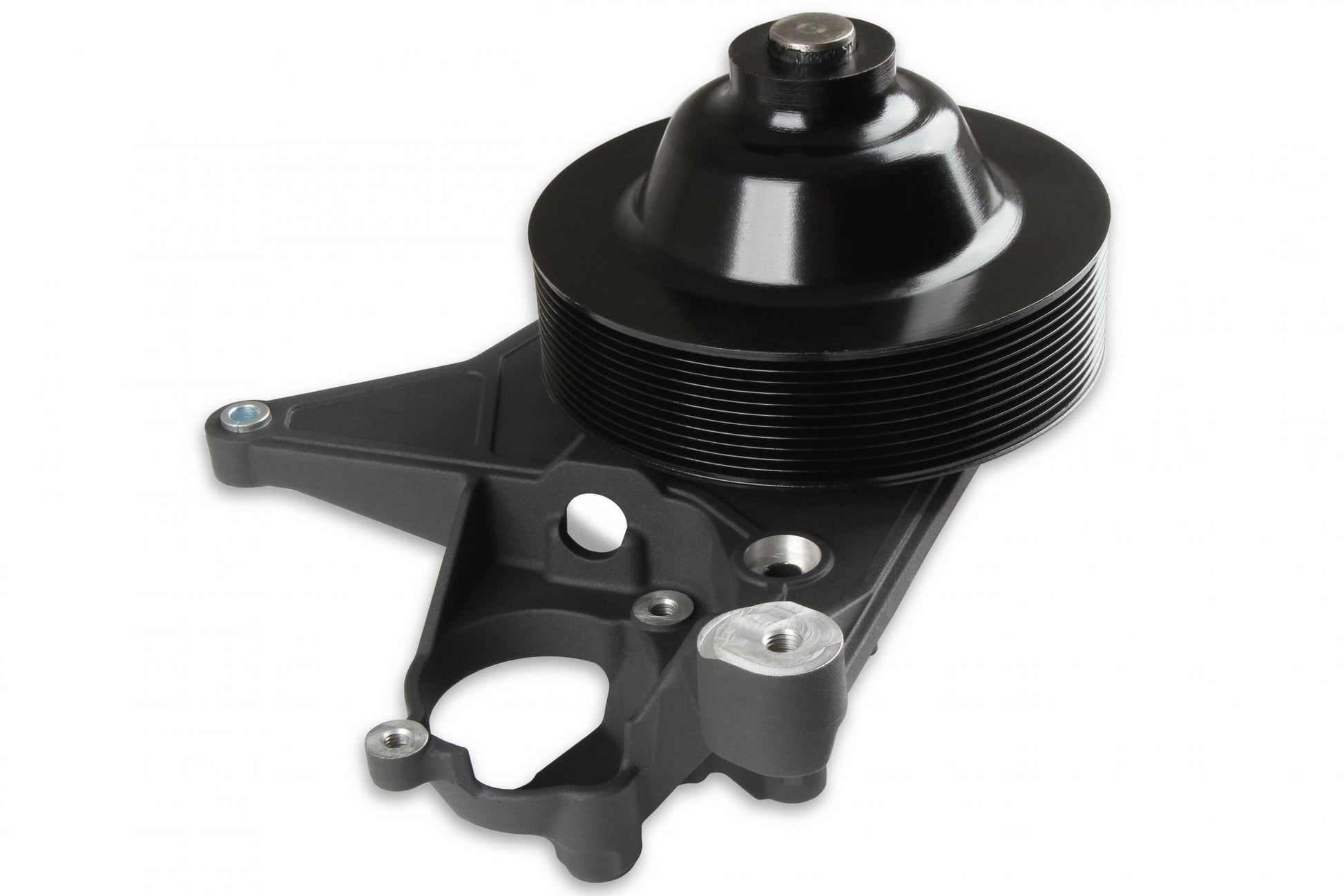 Bracket Kit, P/S LT5-W Short Spacer Natural-Black Finish Power Steering Bracket GM LT5 System- Dry Sump Only Holley-5