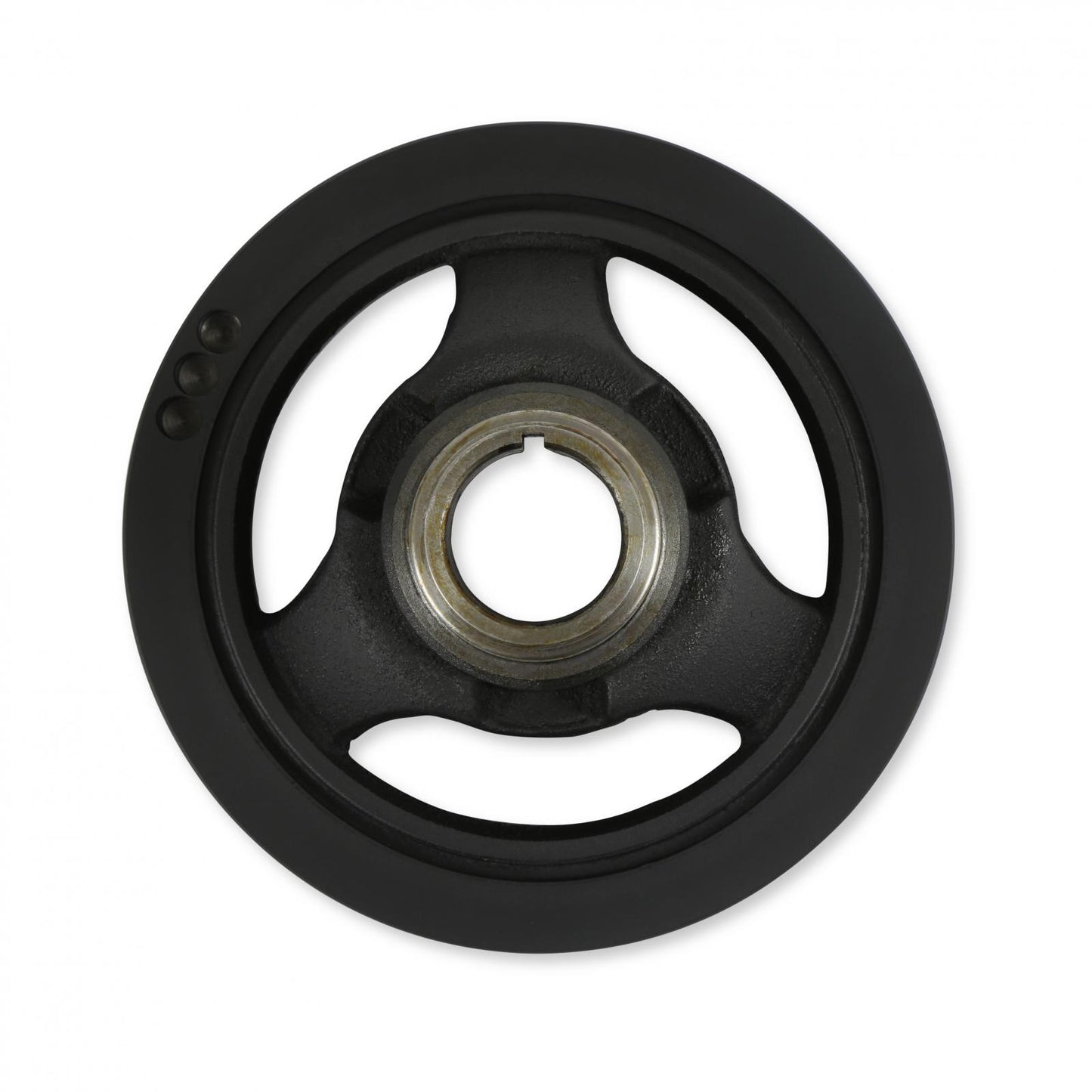 Replacement Damper/hub Assembly Works with Mid-Mount Accessory Drives for GM Gen-V LT Engines Holley