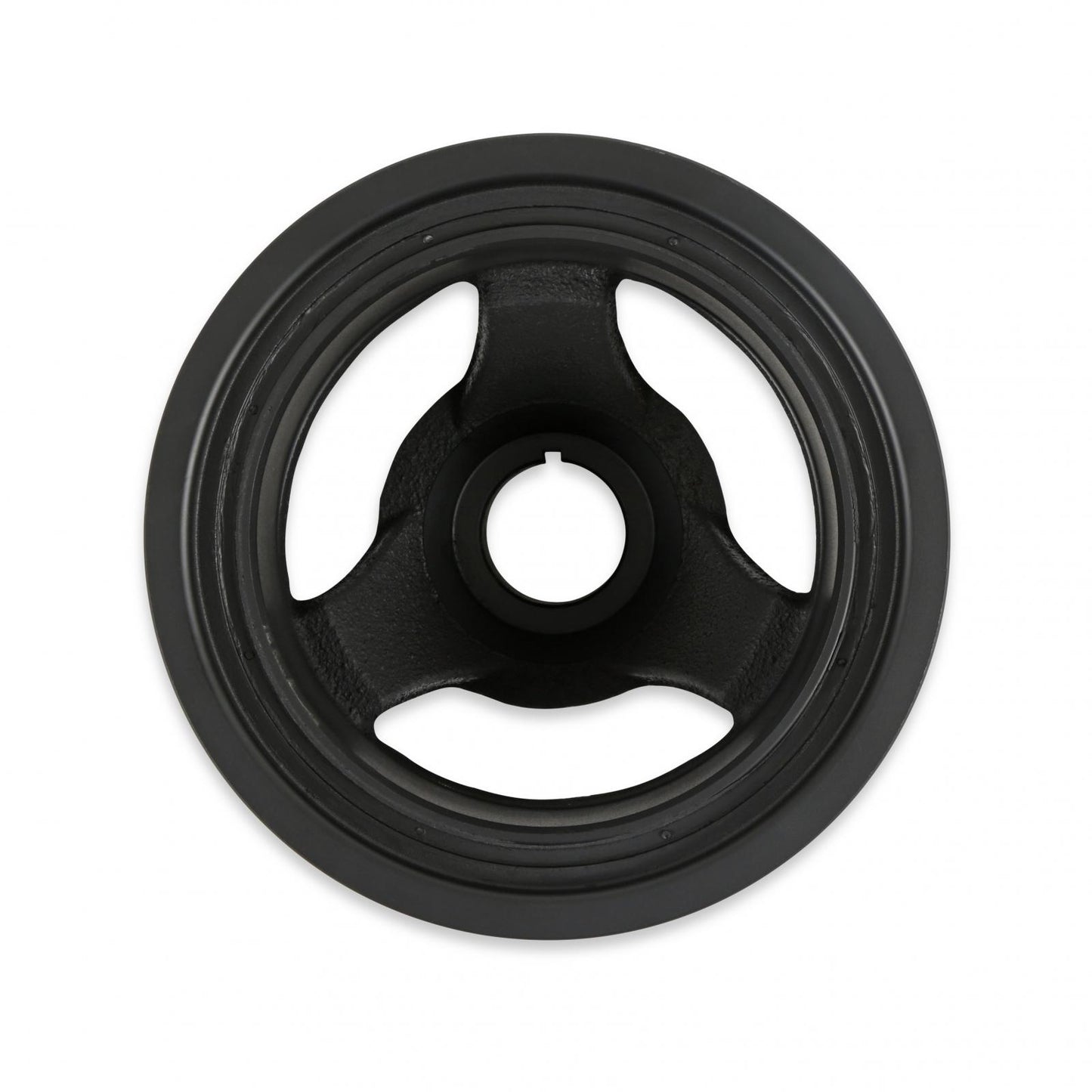 Replacement Damper/hub Assembly Works with Mid-Mount Accessory Drives for GM Gen-V LT Engines Holley-1