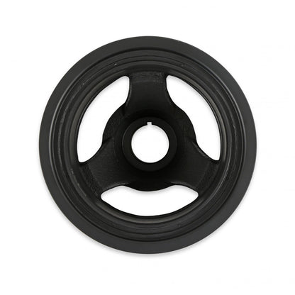 Replacement Damper/hub Assembly Works with Mid-Mount Accessory Drives for GM Gen-V LT Engines Holley-1